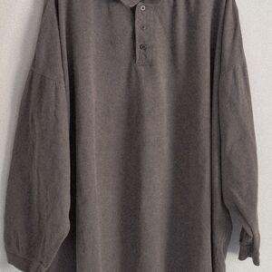 Harbor Bay Charcoal Long Sleeve Polo